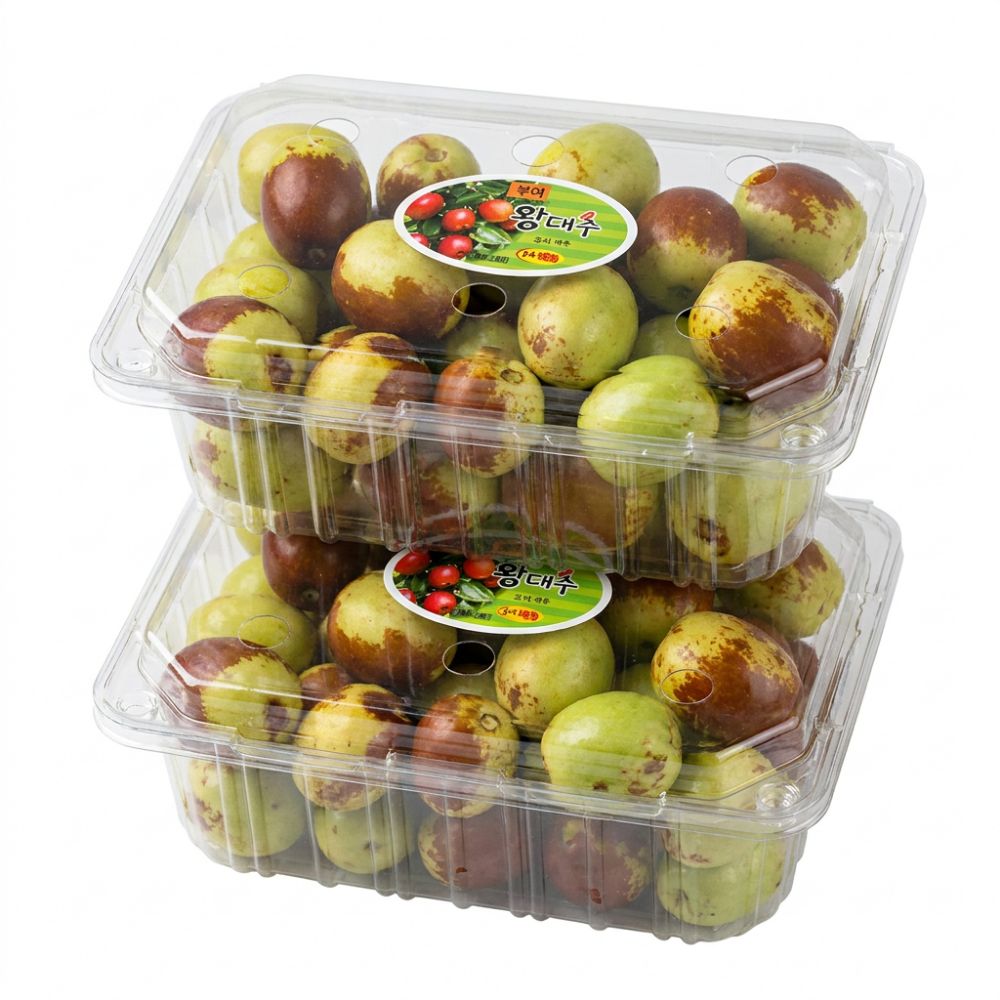국내산 사과대추 아삭 달콤 생대추 중과 특과 500g 1kg