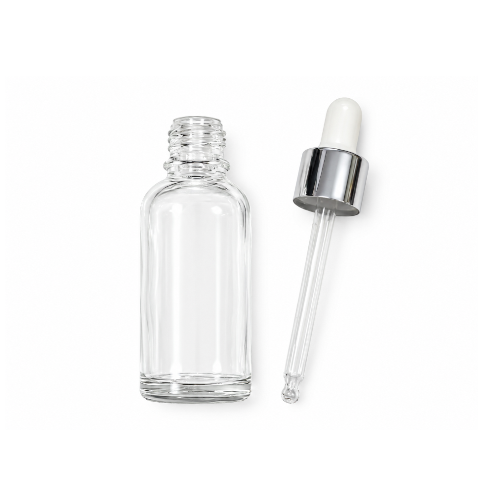 화장품 공병 30ml 여행용 휴대용 유리병 앰플 세럼 리필 용기 스포이드 펌프