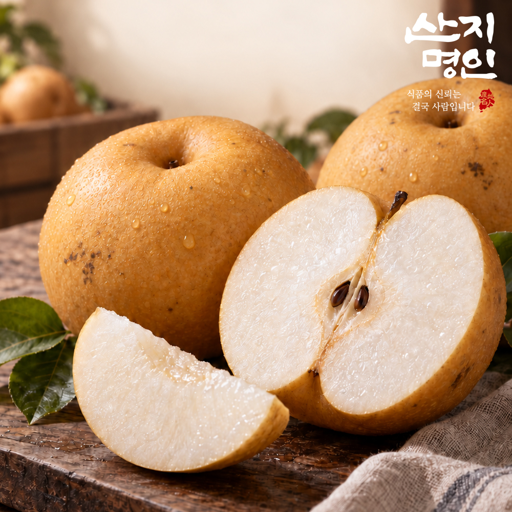 [산지명인] 26년 국내산 햇 배 3kg 가정용 7-9과 꿀배 대표이미지 섬네일