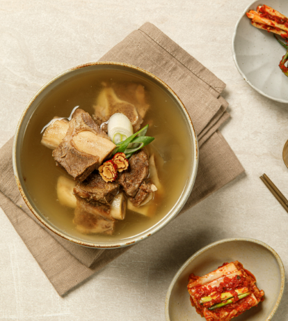 [주왕산가든] 국내산 왕갈비탕 가마솥에 24시간 이상 끓인 전통의 맛 1.2kg
