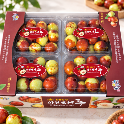 화천에서 갓 수확한 프리미엄 사과대추 왕별 2kg 대표이미지 섬네일