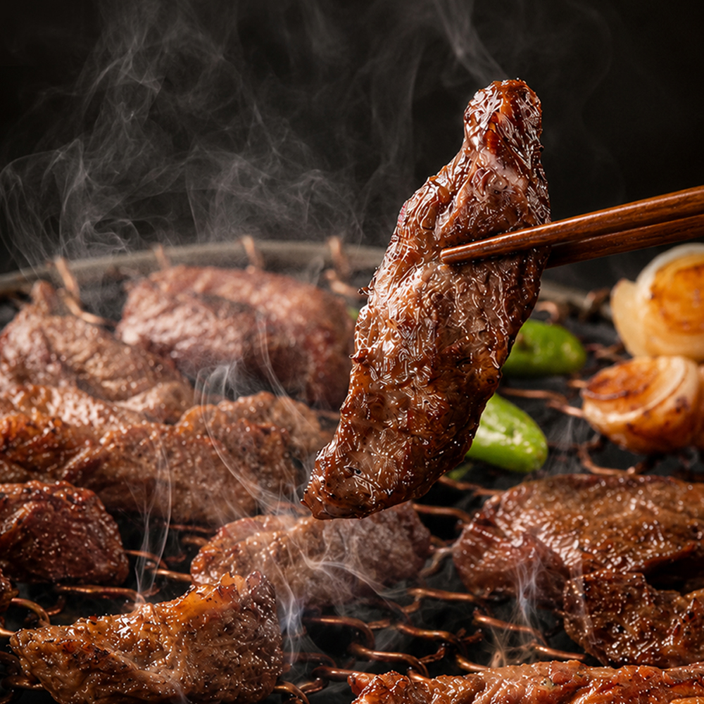배터지는 소고기 모둠 1kg (소갈비살200g+안심살200g+업진살200g+척아이롤200g+우삼겹200g)