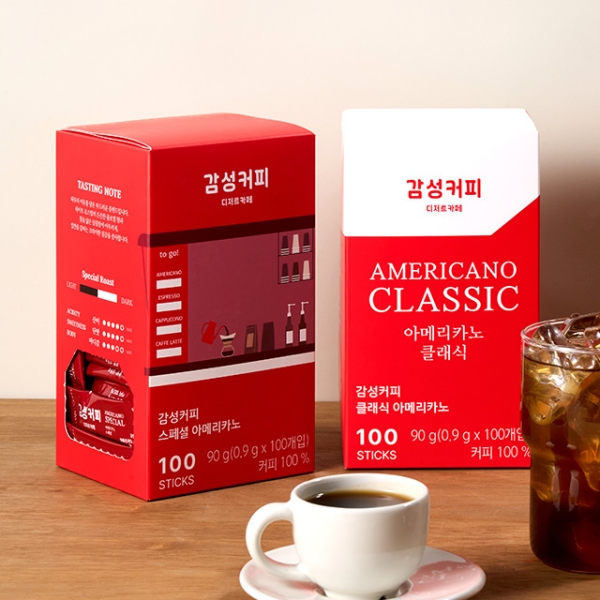 [감성커피] 클래식 아메리카노 100t / 스페셜 아메이카노 100t 택1 대표이미지 섬네일
