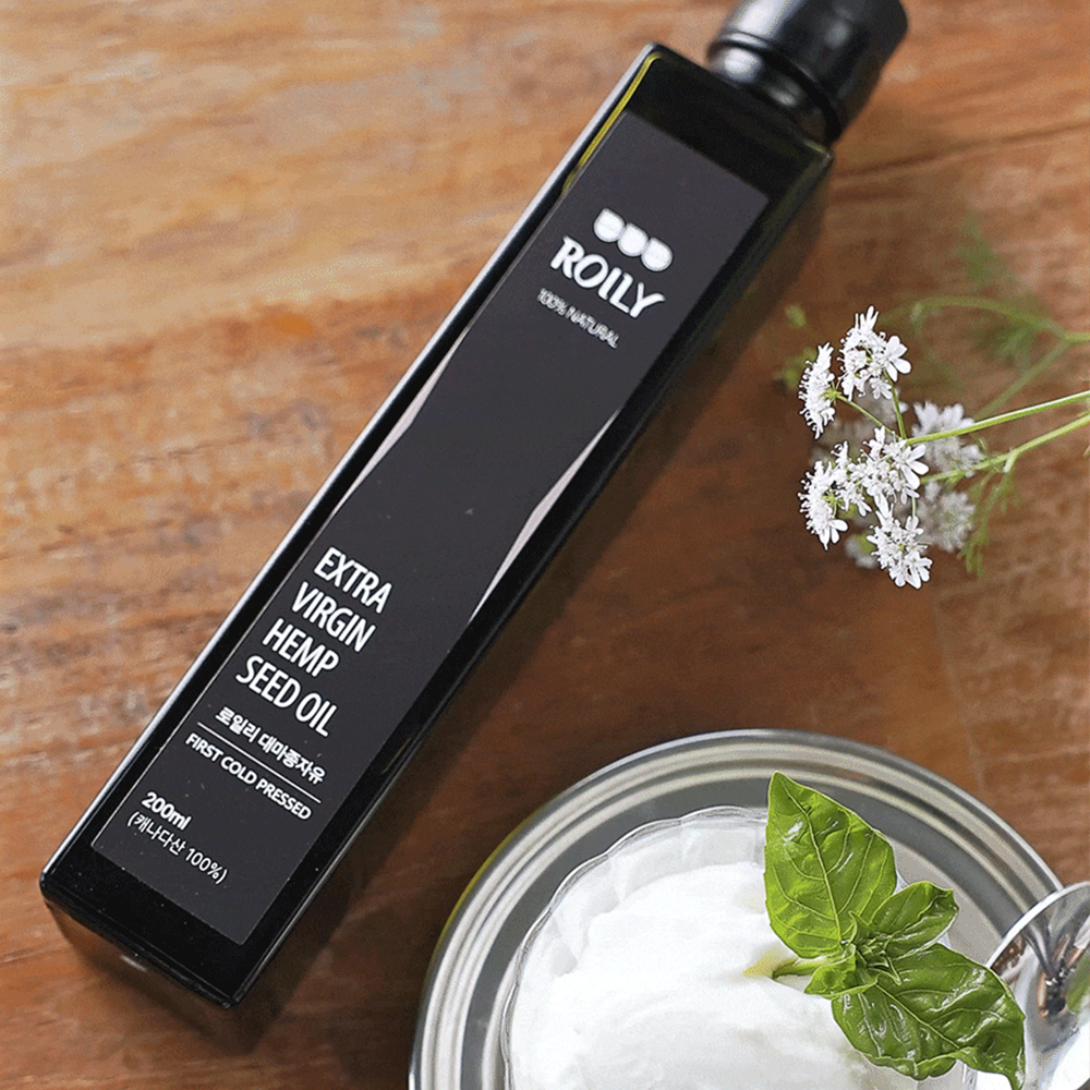 로일리 냉압착 대마종자유 햄프씨드유 200ml