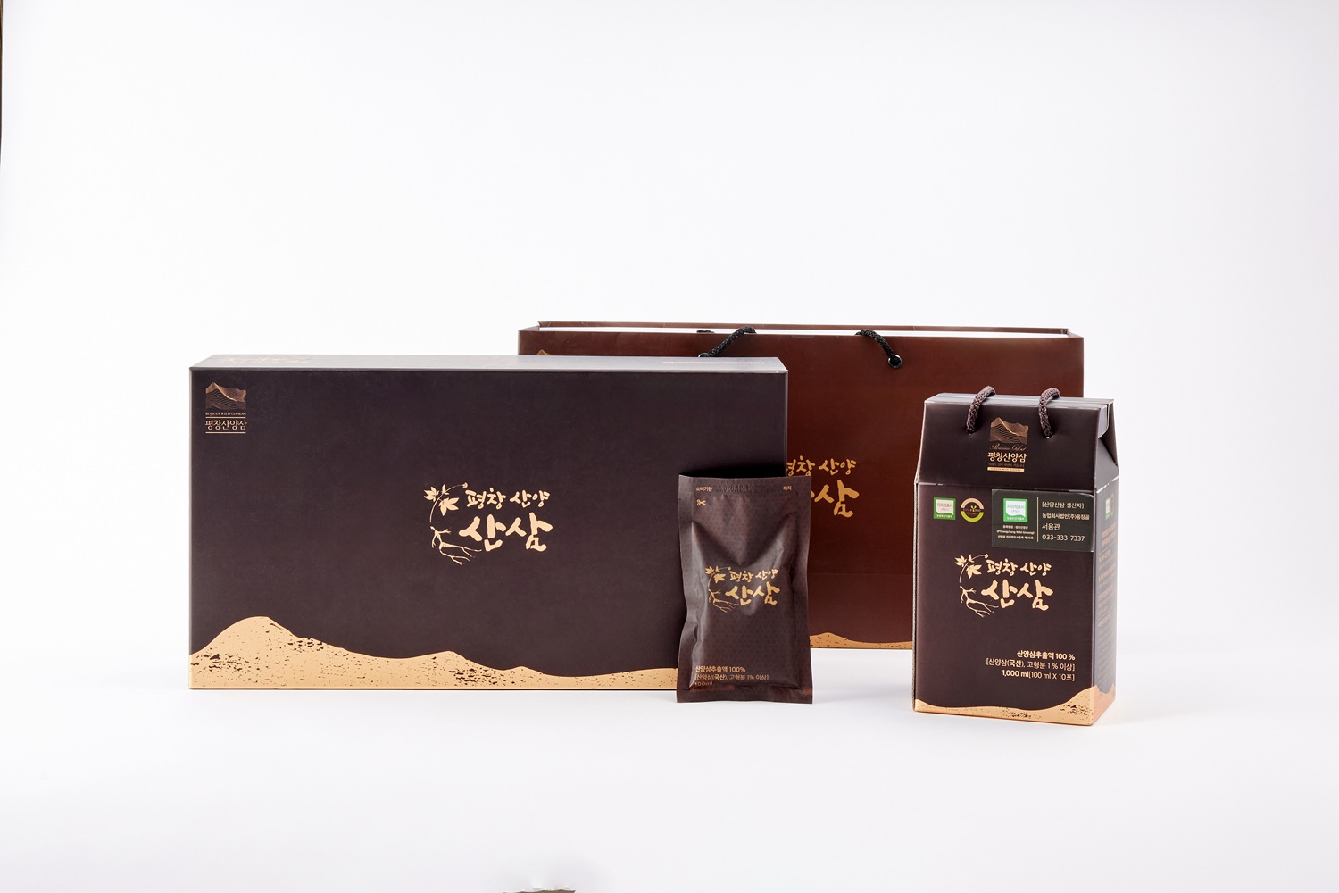 [진짜산양삼] 평창산양삼 농축액 30포 (1box)