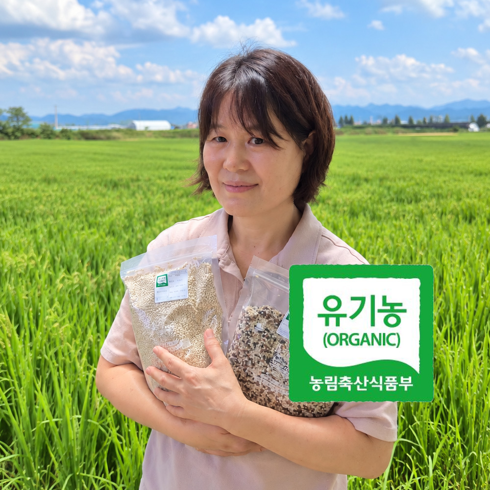국내산 유기농 귀리 1kg 정성으로 키운 건강잡곡 친환경