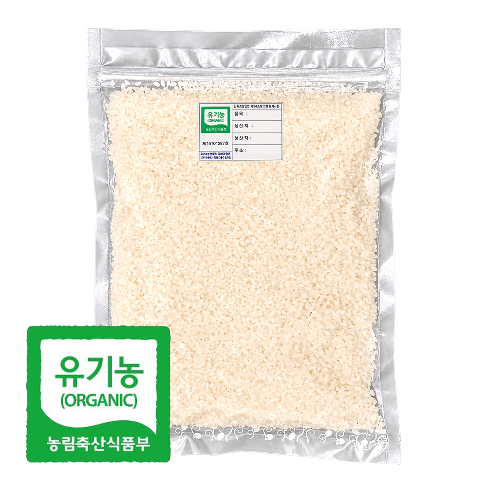 국내산 유기농 향미 1kg 정성으로 키운 건강잡곡 친환경