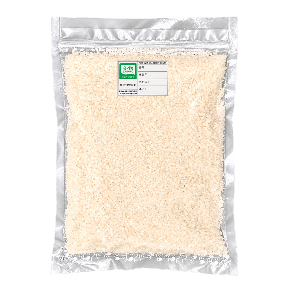 국내산 유기농 향미 1kg 정성으로 키운 건강잡곡 친환경