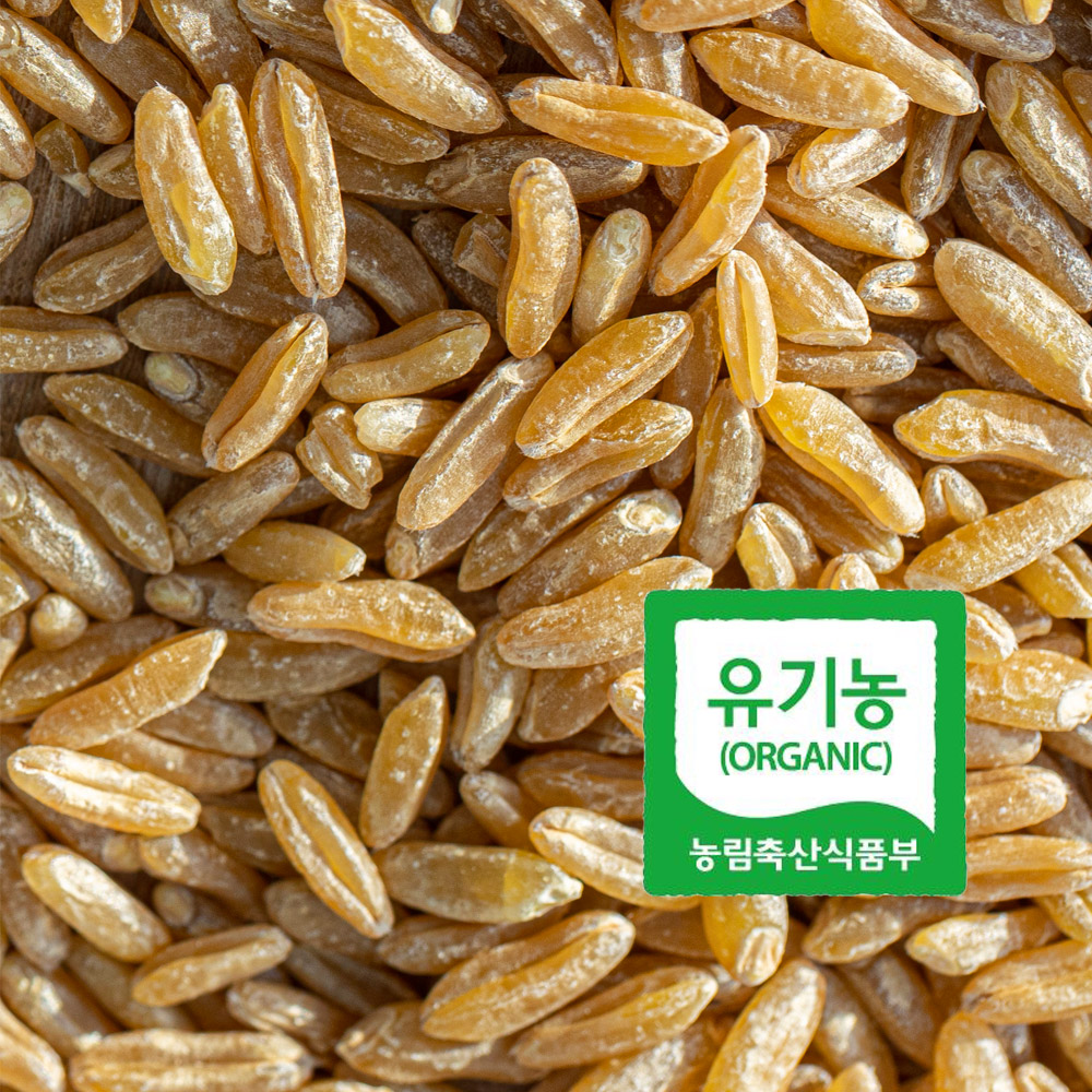 국내산 유기농 호라산밀 1kg 정성으로 키운 건강잡곡 친환경