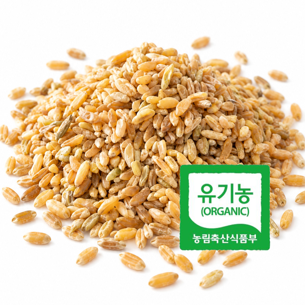 국내산 유기농 호라산밀 1kg 정성으로 키운 건강잡곡 친환경