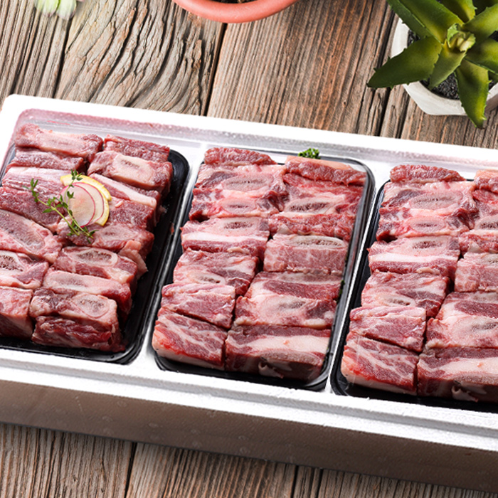 COPY_[名品]횡성한우 1등급 갈비선물세트 1.8kg (찜갈비600g*3)