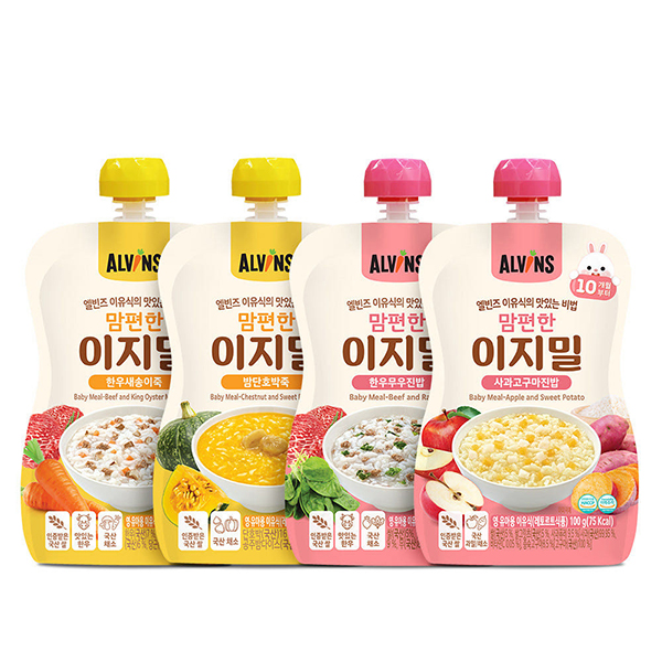 옐빈즈 맘편한 이지밀 파우치 100g
