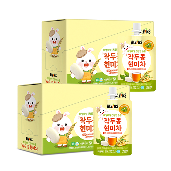 옐빈즈 매일매일 건강한습관 작두콩현미차 100ml