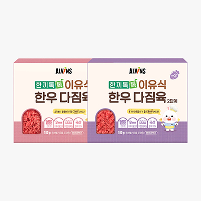 엘빈즈 한끼톡톡 이유식 한우 다짐육 180g 대표이미지 섬네일
