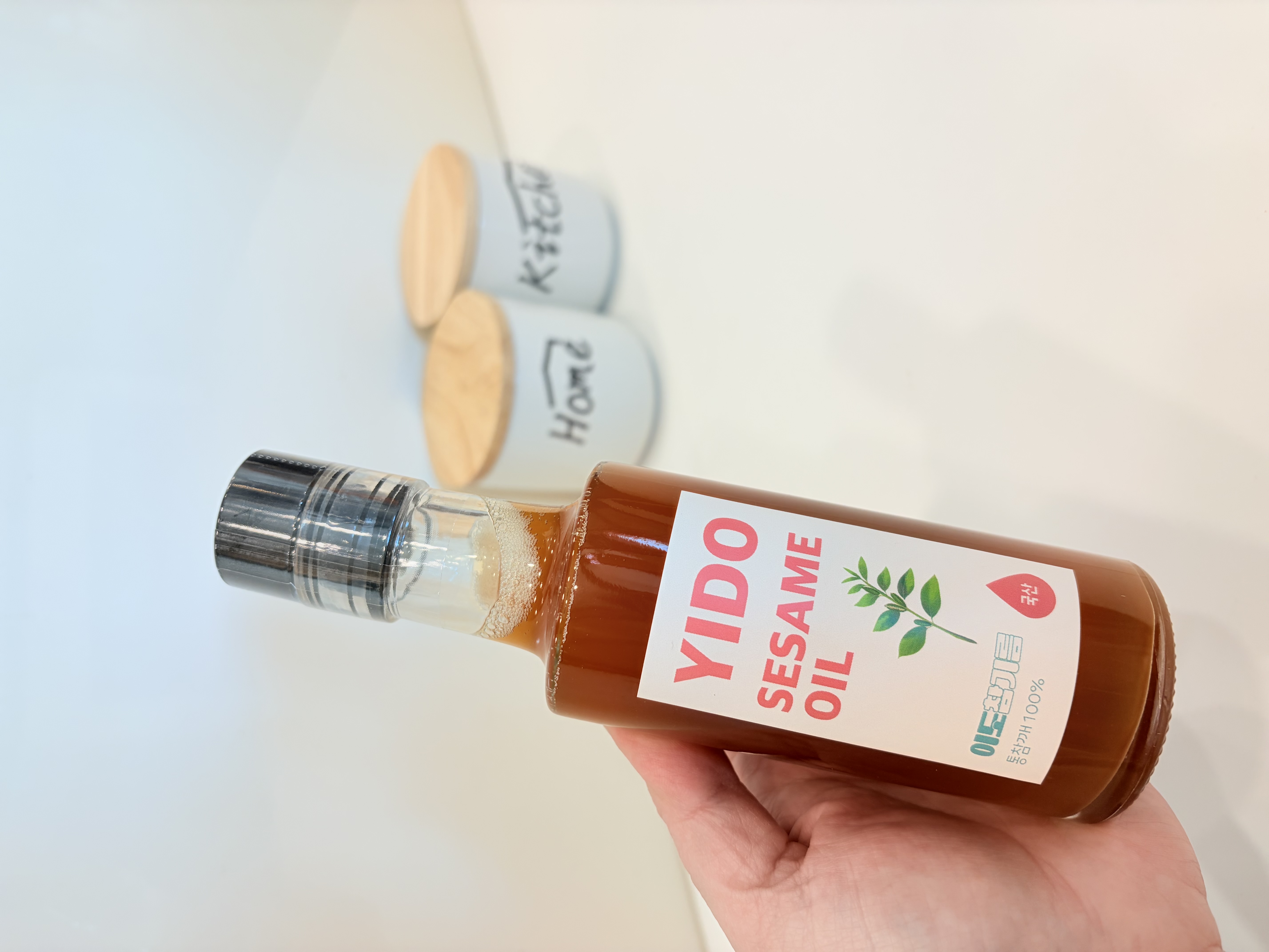 저온압착 참기름 이도참기름 180ml