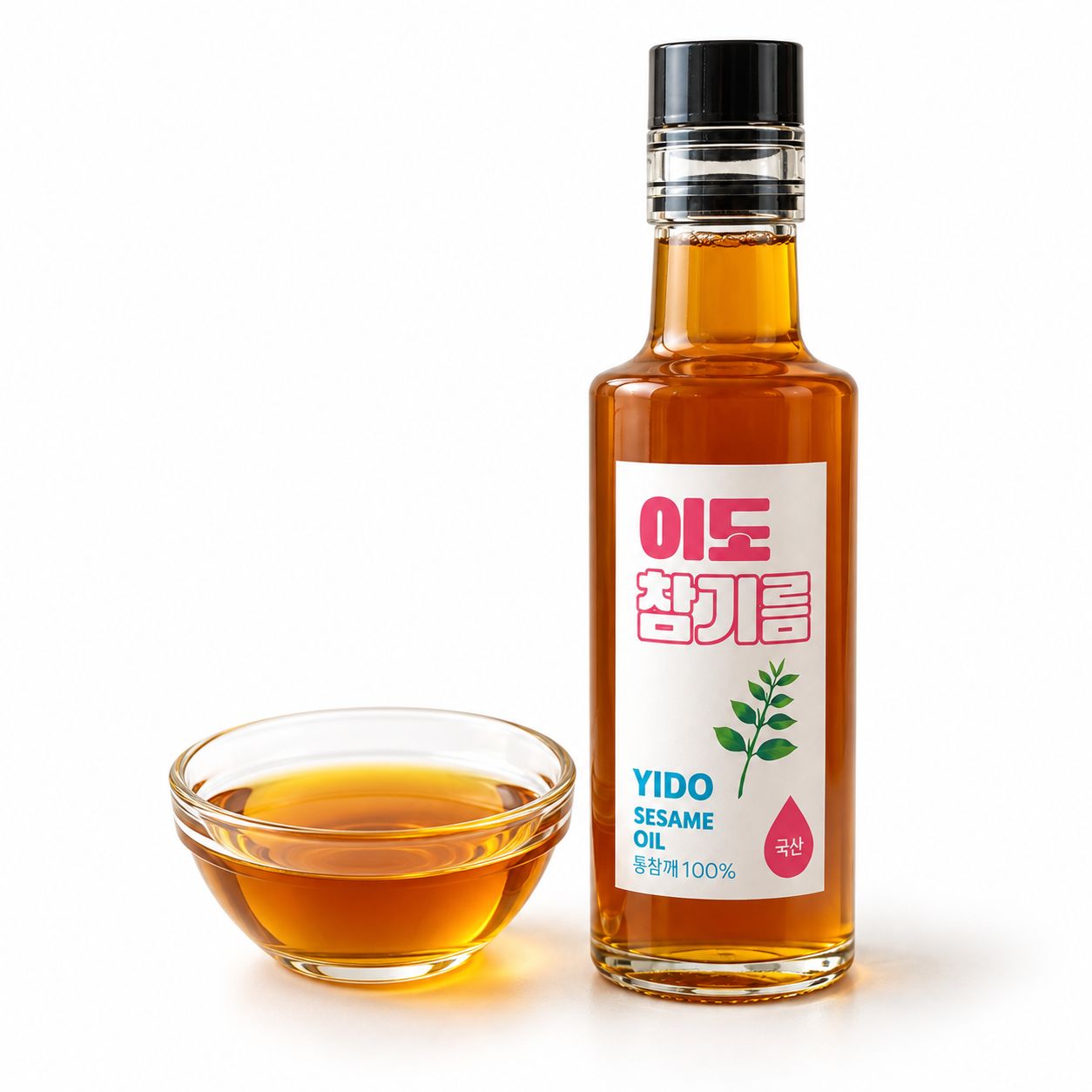 저온압착 참기름 이도참기름 180ml 대표이미지 섬네일