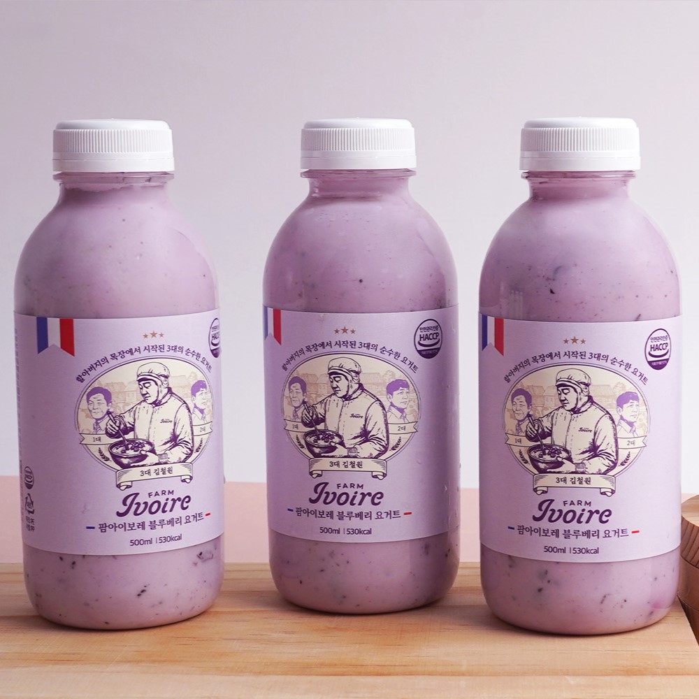 팜아이보레 목장 블루베리 요거트 500mL