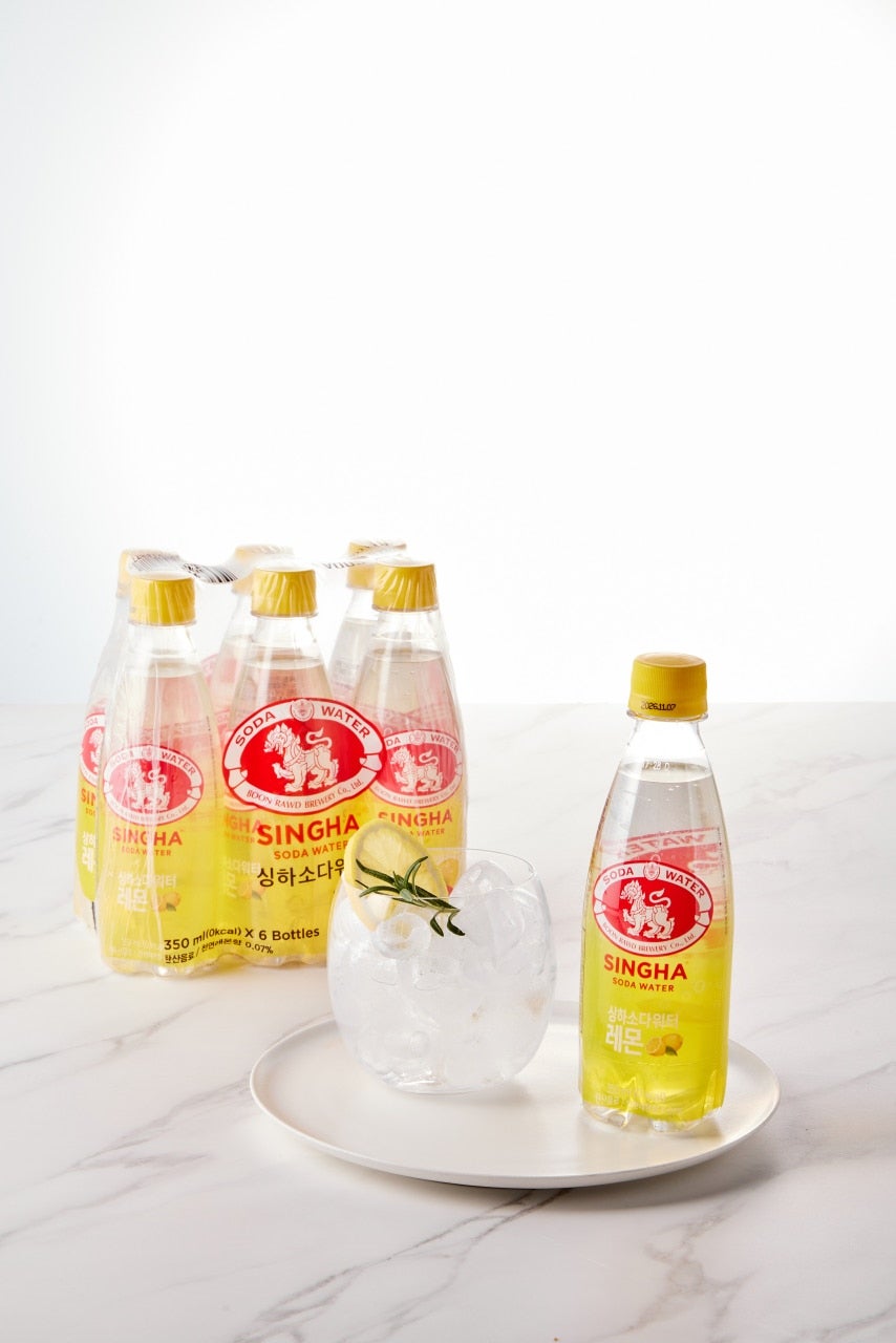 싱하 소다워터 레몬 탄산수 (350ml x 24개)