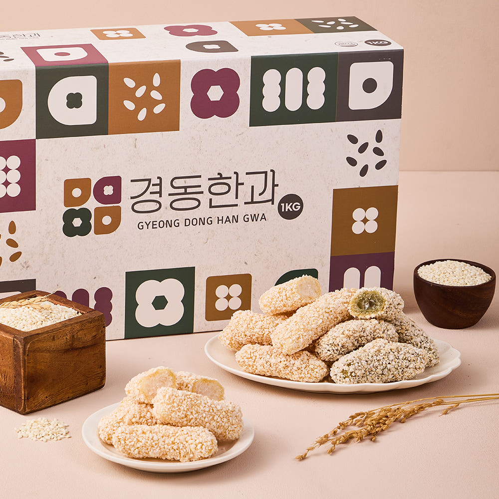 [강릉경동한과] 그때 그 한과, 한번 더 | 100% 국산 찹쌀 전통한과 모음전 (5만원 이상 구매 시 못난이한과 증정)
