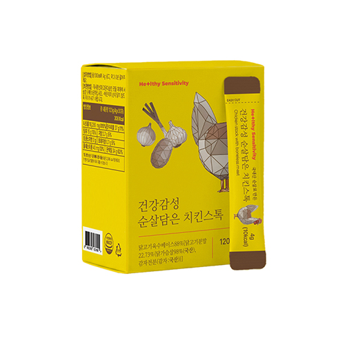 건강감성 순살담은 치킨스톡 4g x 30포 덱스트린 무첨가 천연조미료 닭육수 안심육수 대표이미지 섬네일