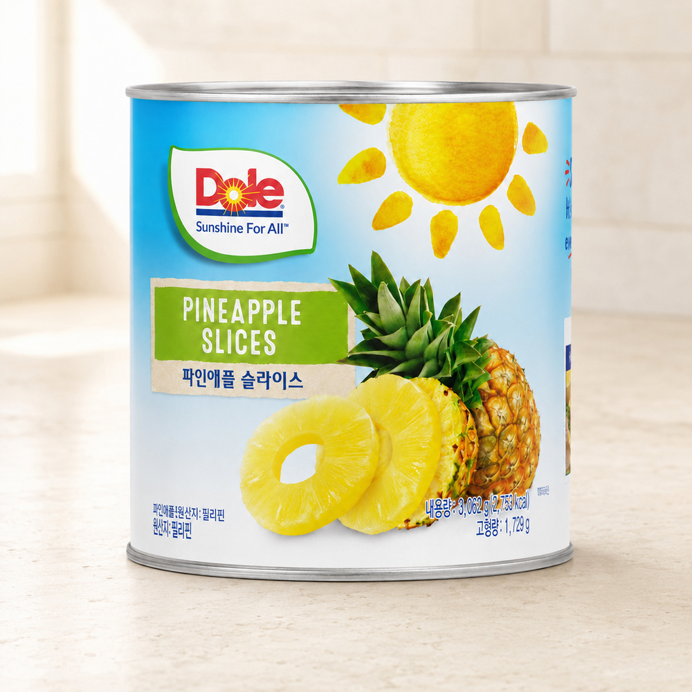 Dole 파인애플 슬라이스 3kg