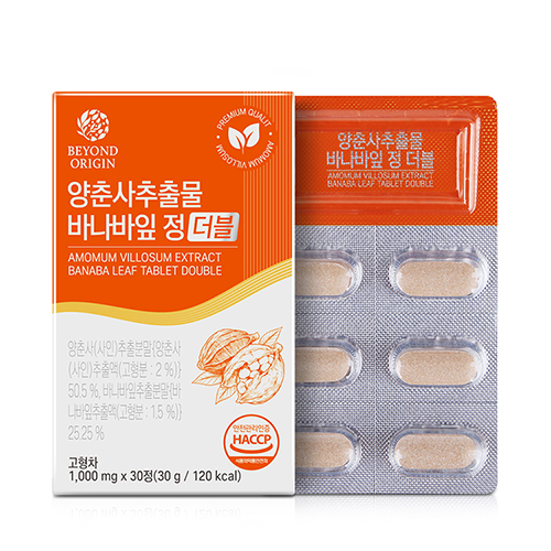 [비욘드오리진] 양춘사추출물 바나바잎 1,000mg x 30정 대표이미지 섬네일