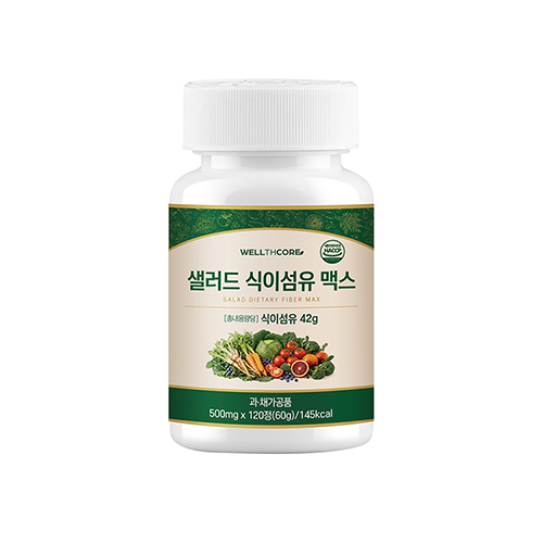 [웰스코어] 샐러드 식이섬유 맥스 120정