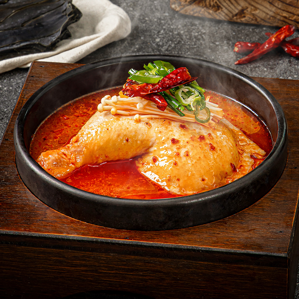 얼큰 대왕 닭다리 곰탕 800g 매콤 닭곰탕 닭한마리 삼계탕 백년가게 일월정 대표이미지 섬네일
