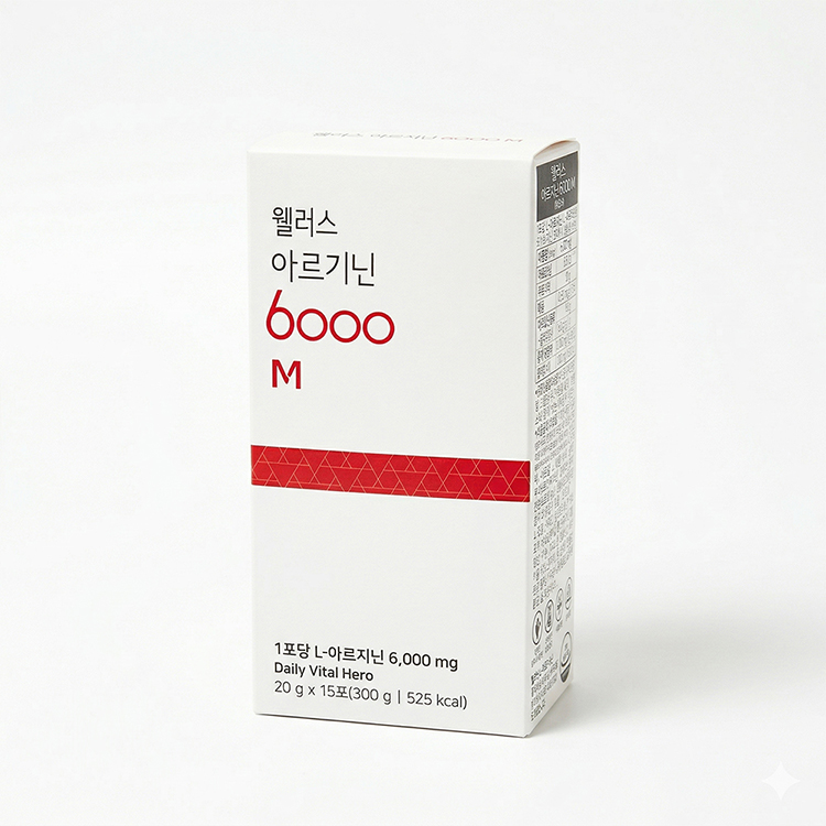 웰러스아르기닌 6000M 20g x 15포 대표이미지 섬네일
