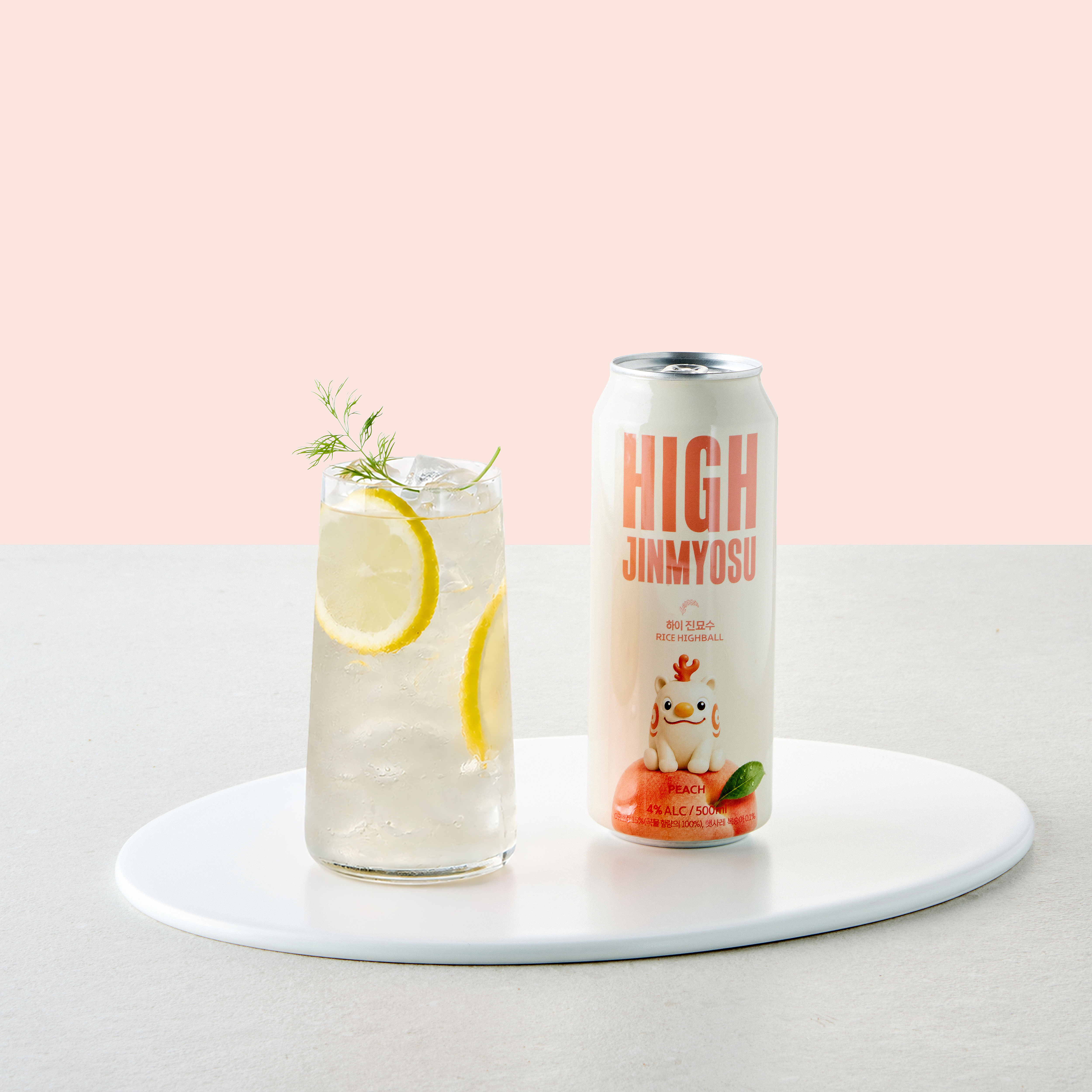 [하이진묘수] 쌀로만든 하이볼 SET (4개입)
