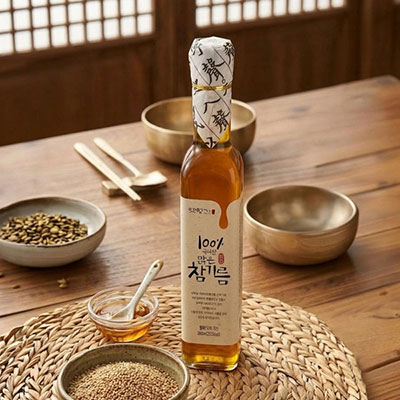 옛향기마을방앗간 100% 국산 참깨 참기름 260ml 대표이미지 섬네일
