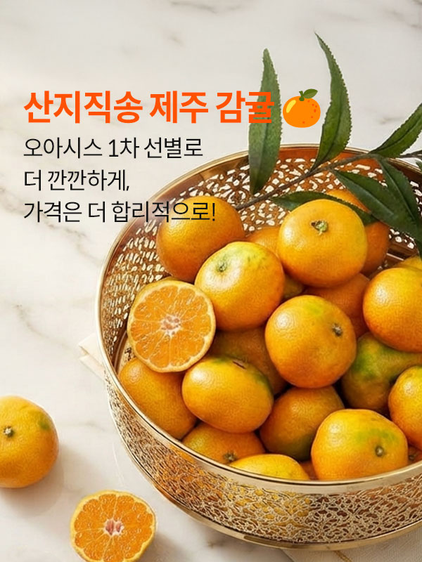 제주 실속 노지 감귤 5kg/박스
