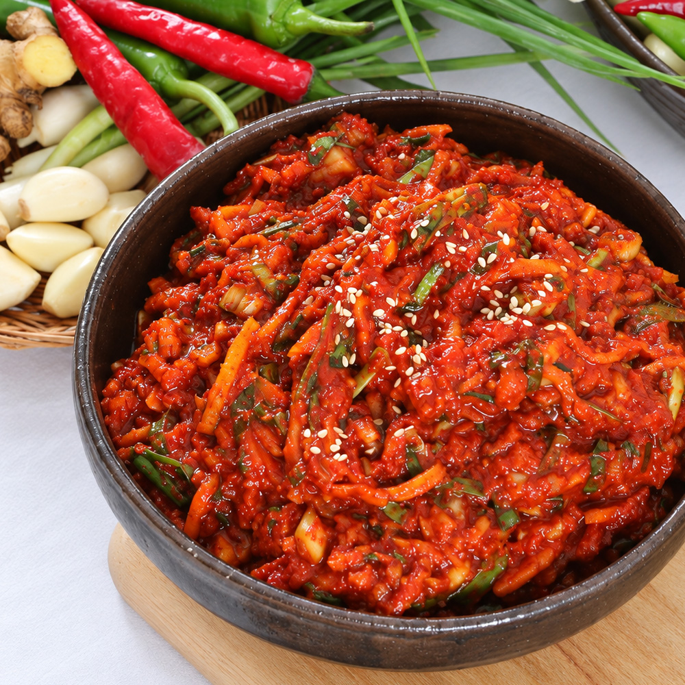 더아삭 국내산 김치양념 8kg (절임배추 20kg 분) 김장용 포기김치 김치속 대표이미지 섬네일