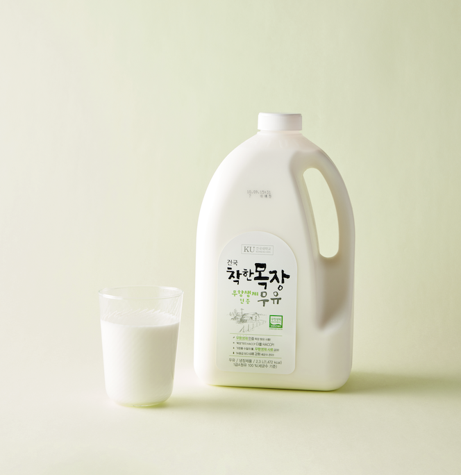 [대용량] 건국 착한목장 무항생제 우유 (2.3L) 대표이미지 섬네일