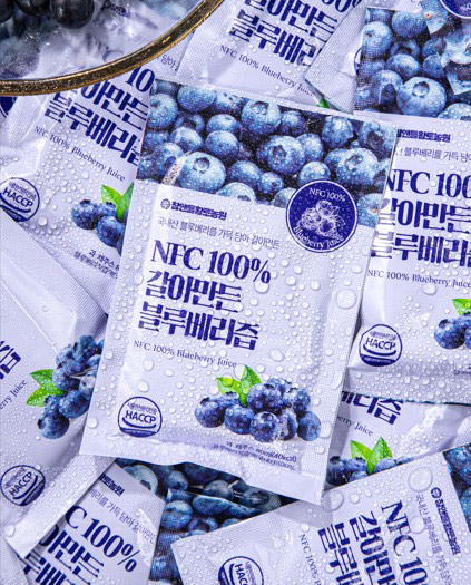 블루베리즙 100%/NFC공법 국내산블루베리