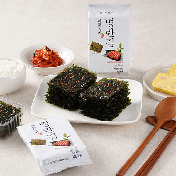 자연향기 하동녹차 명란김 24봉 36봉