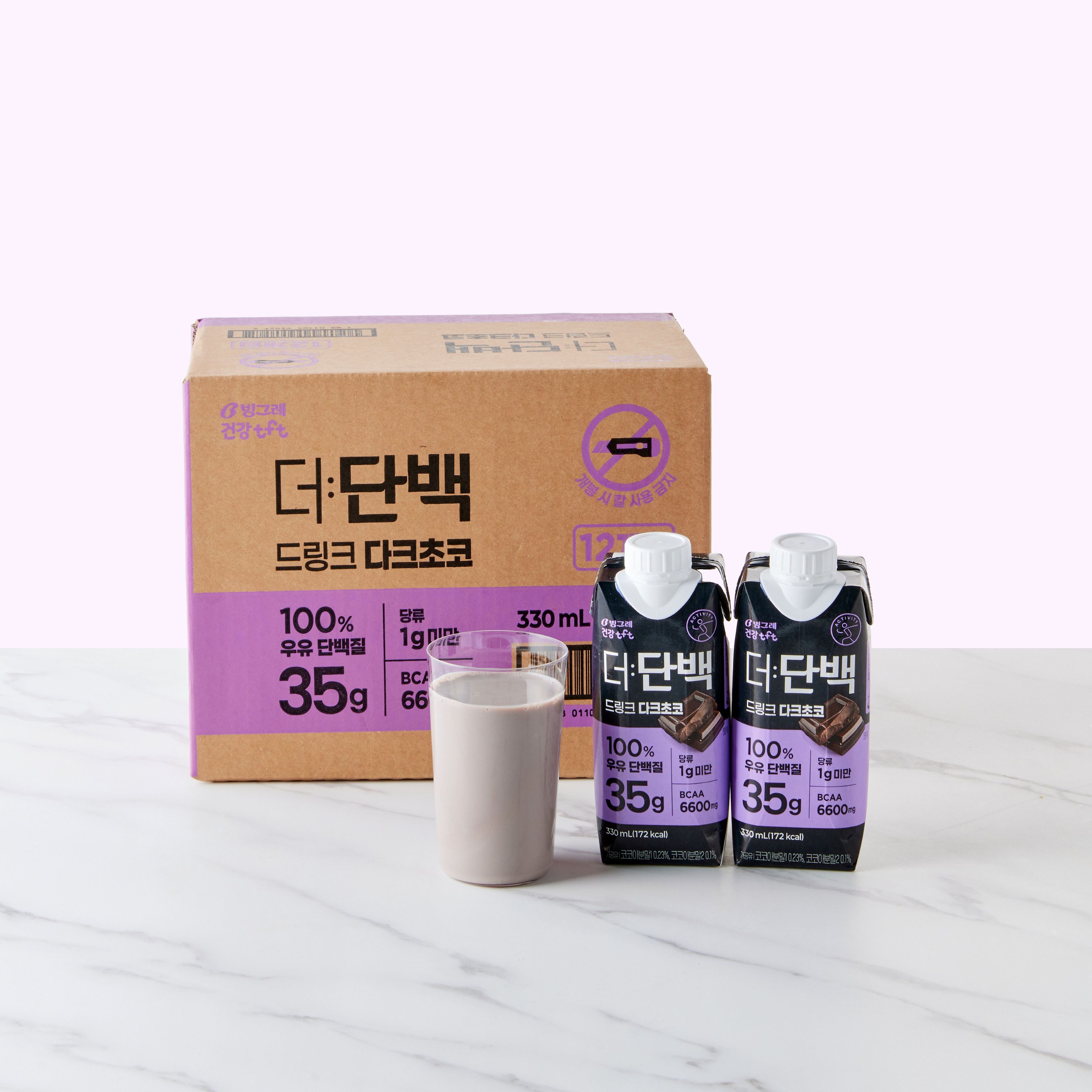[대용량]더단백 드링크 다크초코 (330ml*12개)