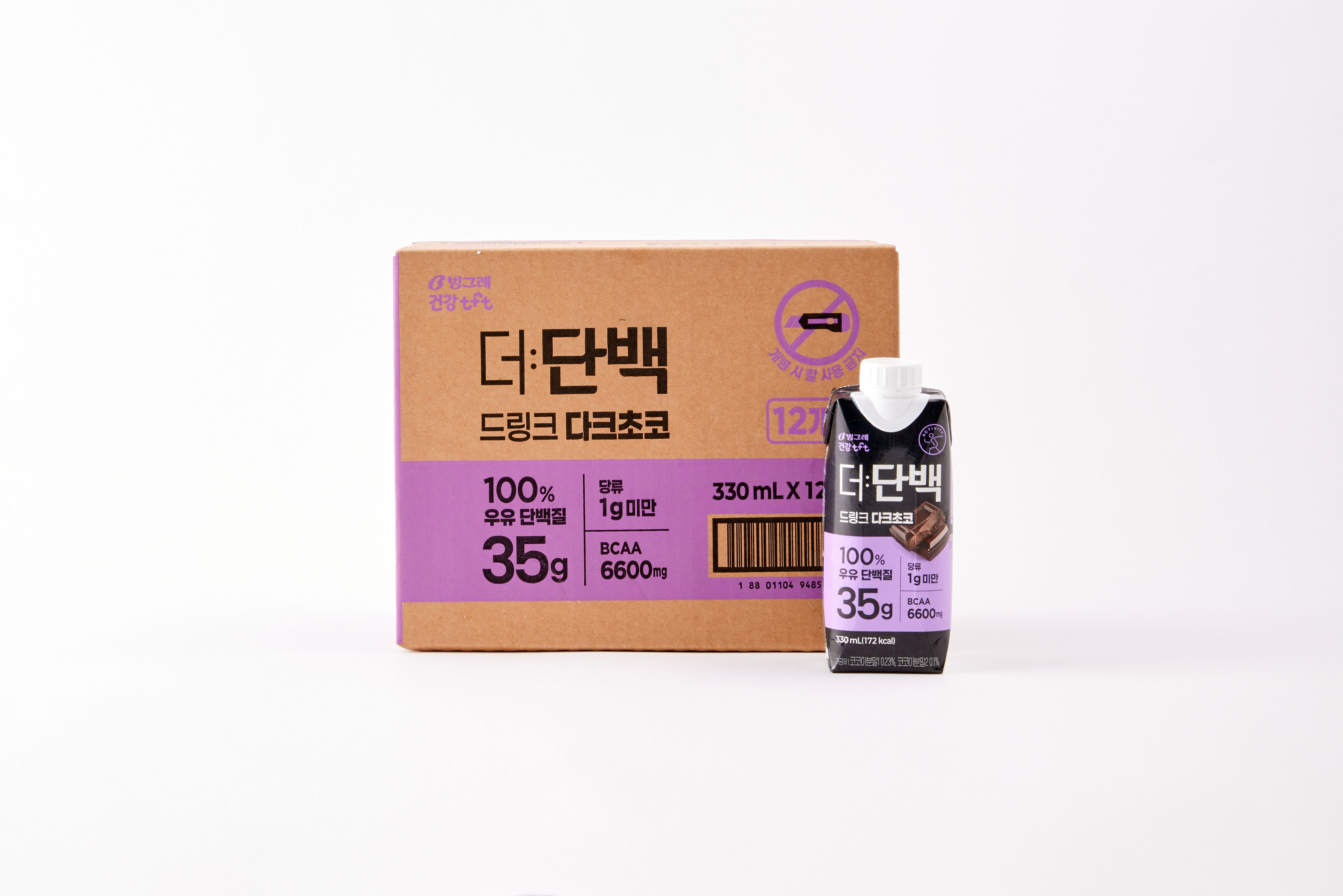 [대용량]더단백 드링크 다크초코 (330ml*12개)