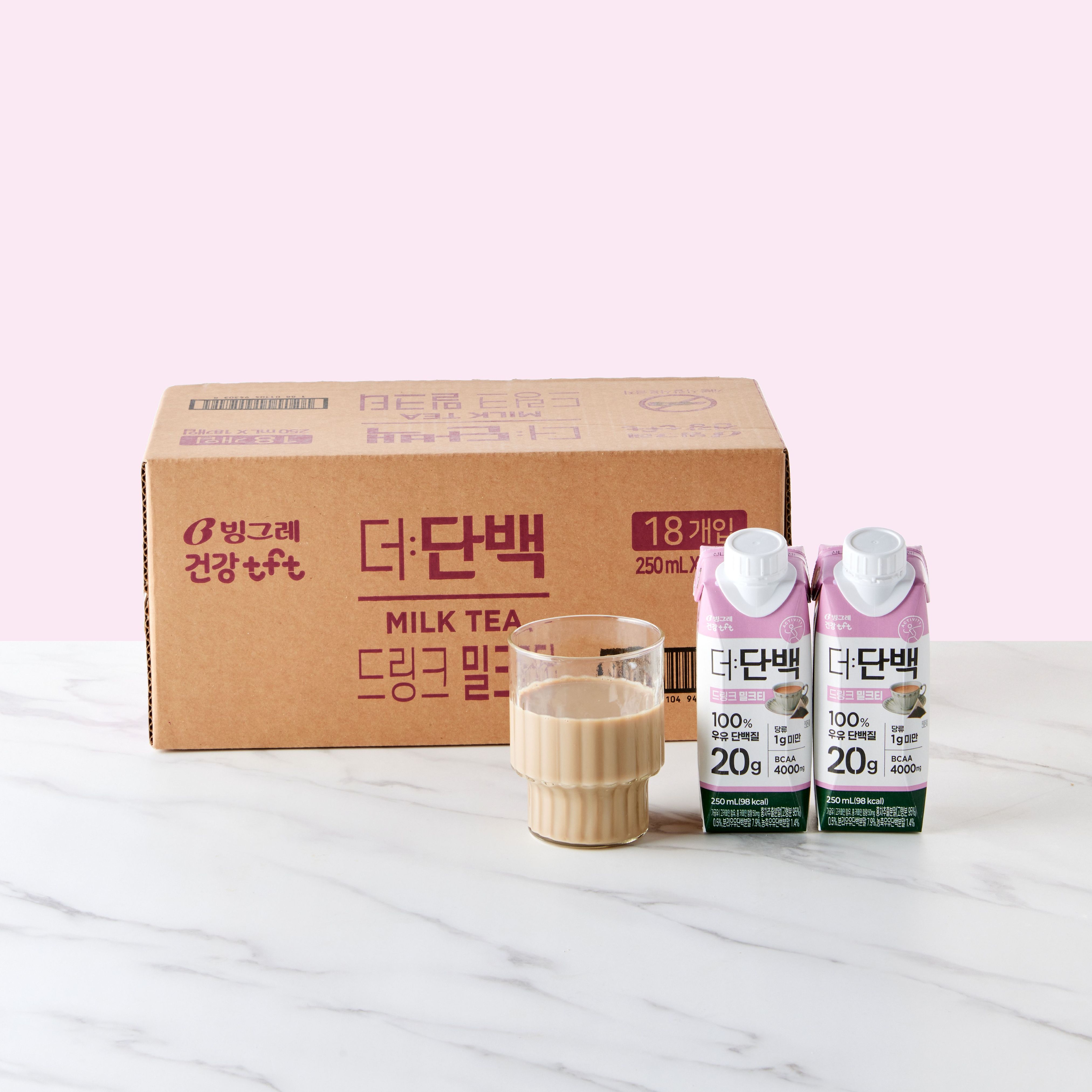 [대용량]더단백 드링크 밀크티(250ml*18개) 대표이미지 섬네일