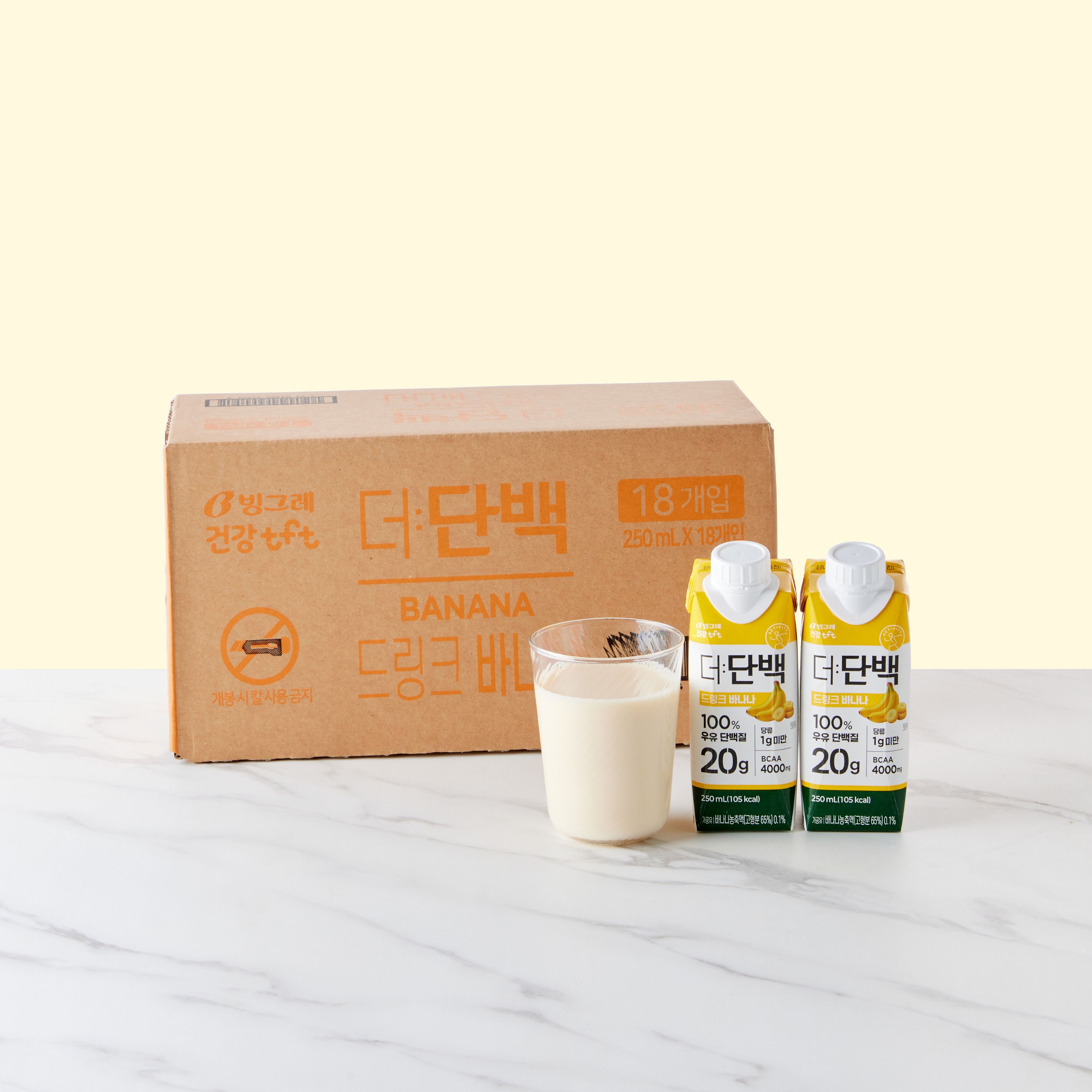 [대용량]더단백 드링크 바나나(250ml*18개) 대표이미지 섬네일