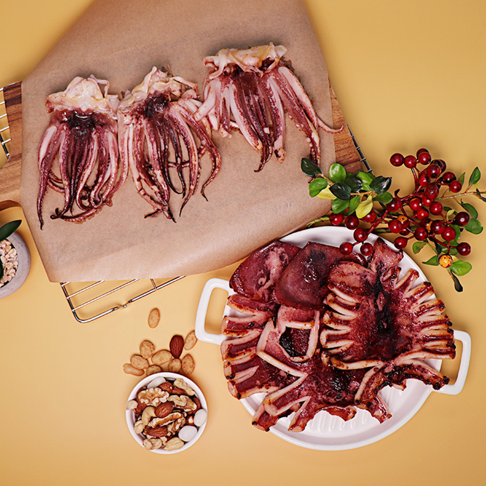 촉촉 반건조 오징어 파품 파지 1kg