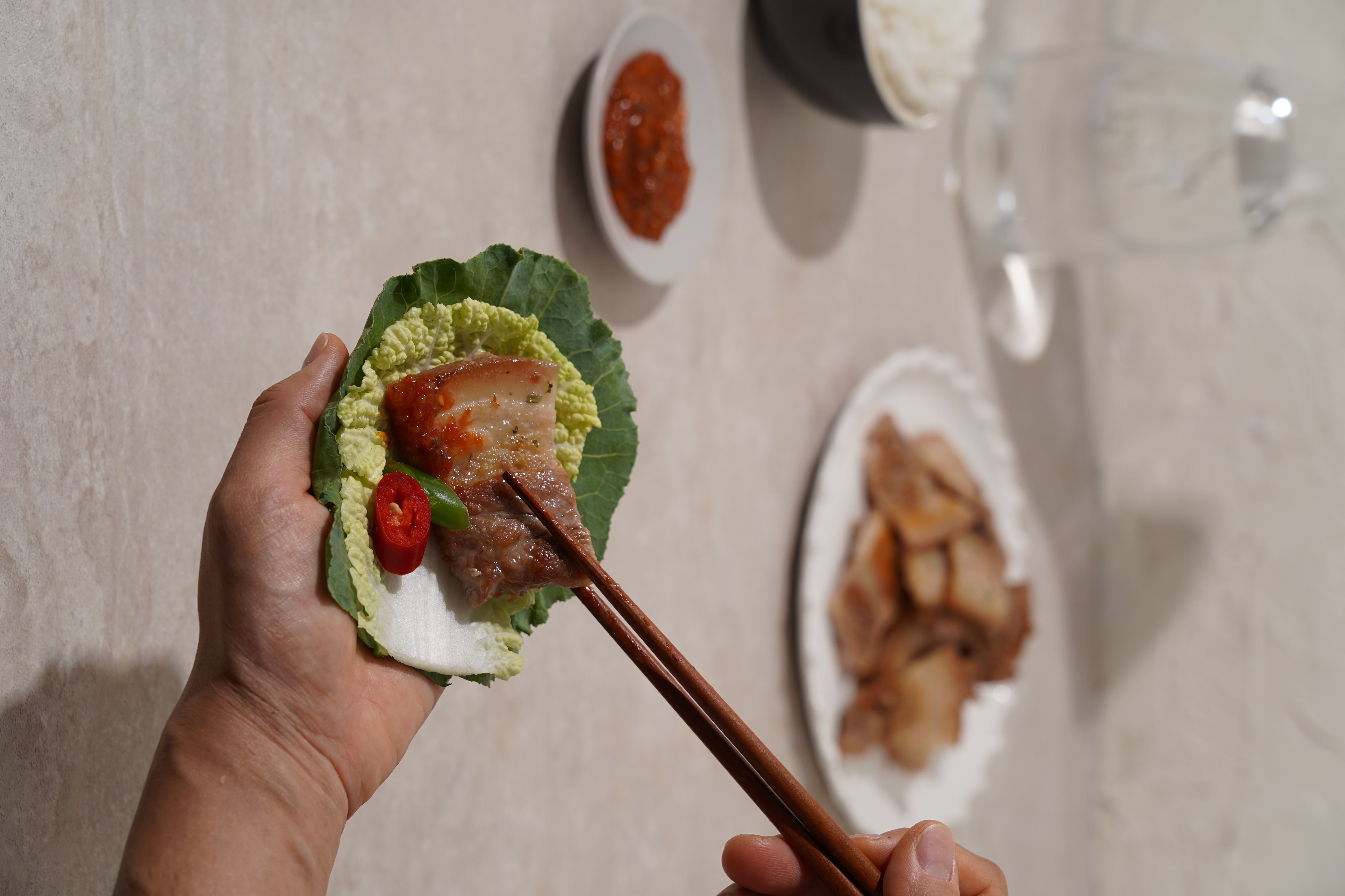 (농할) 국내산 한돈 암퇘지 냉장 1등급 오겹살 1Kg (500g*2)