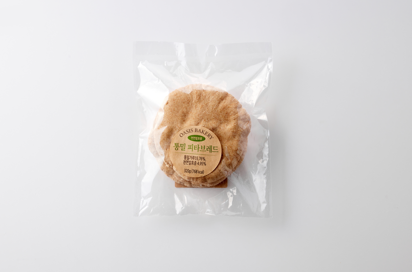 천연발효종 저당 통밀피타브레드(80g*4ea)