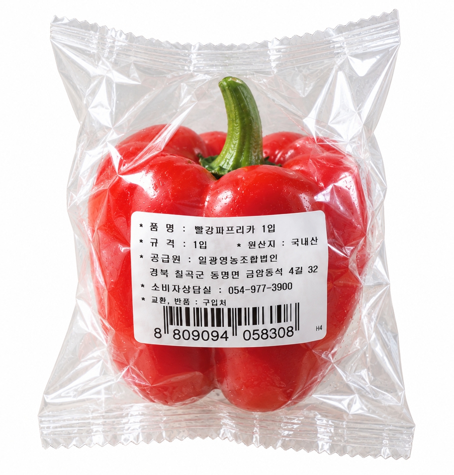 파프리카 빨강 150g 내외 1개입
