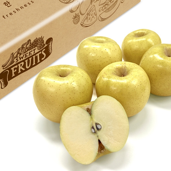 [정품] 12브릭스 당도선별 경북 황금 시나노골드 사과 3kg,4kg,5kg(개당 165-380g)