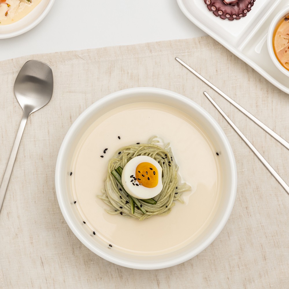 메종오브제 윤도자기 당당 화이트 면기
