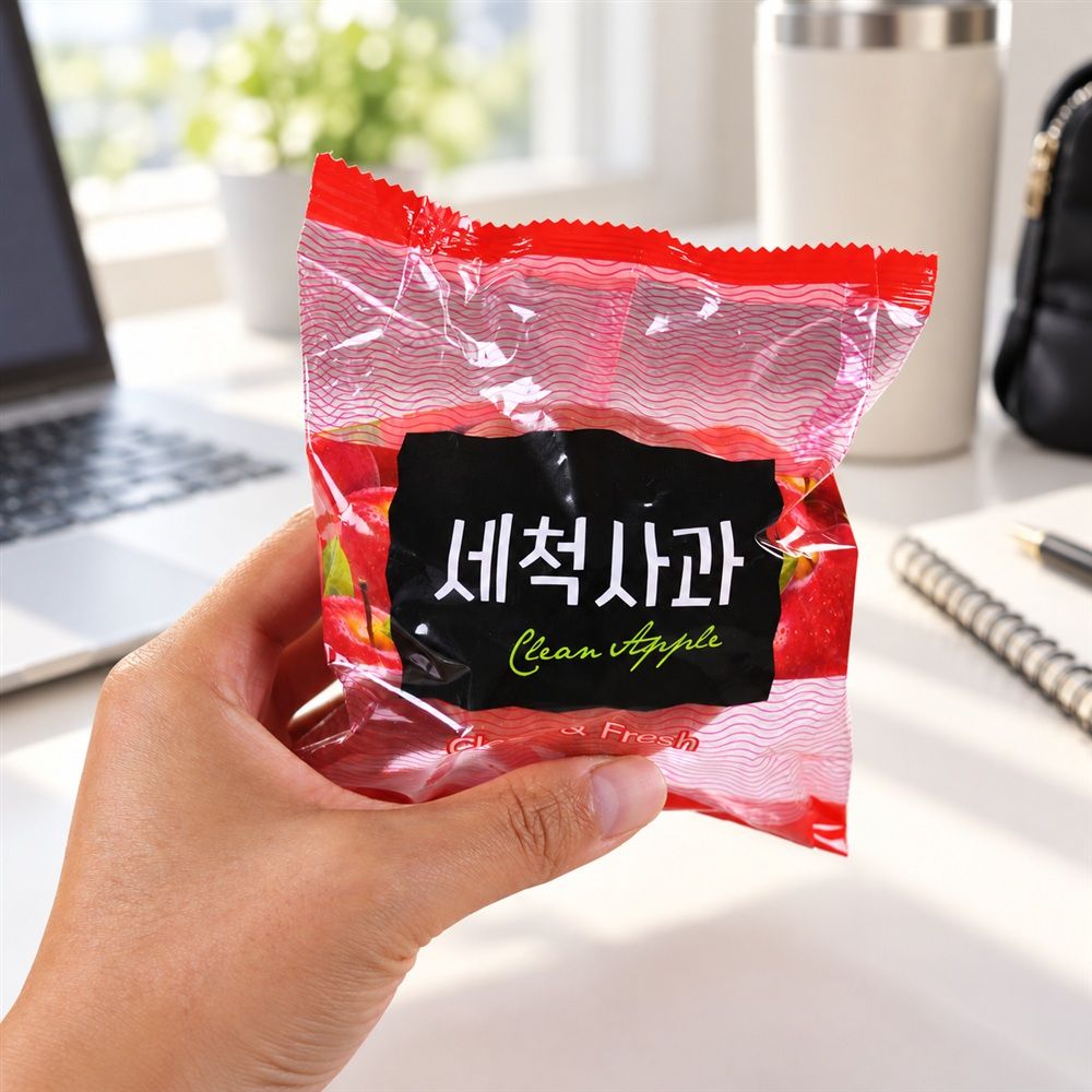 팜보스 국내산 세척부사 사과 간편하게 바로 먹는 사과 2kg 4kg (가정용)
