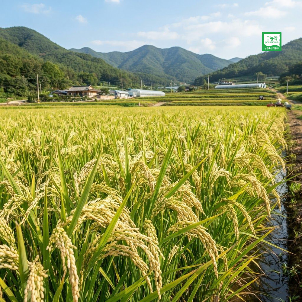 국내산 찰진 무농약 햇찹쌀 1kg 2kg 4kg