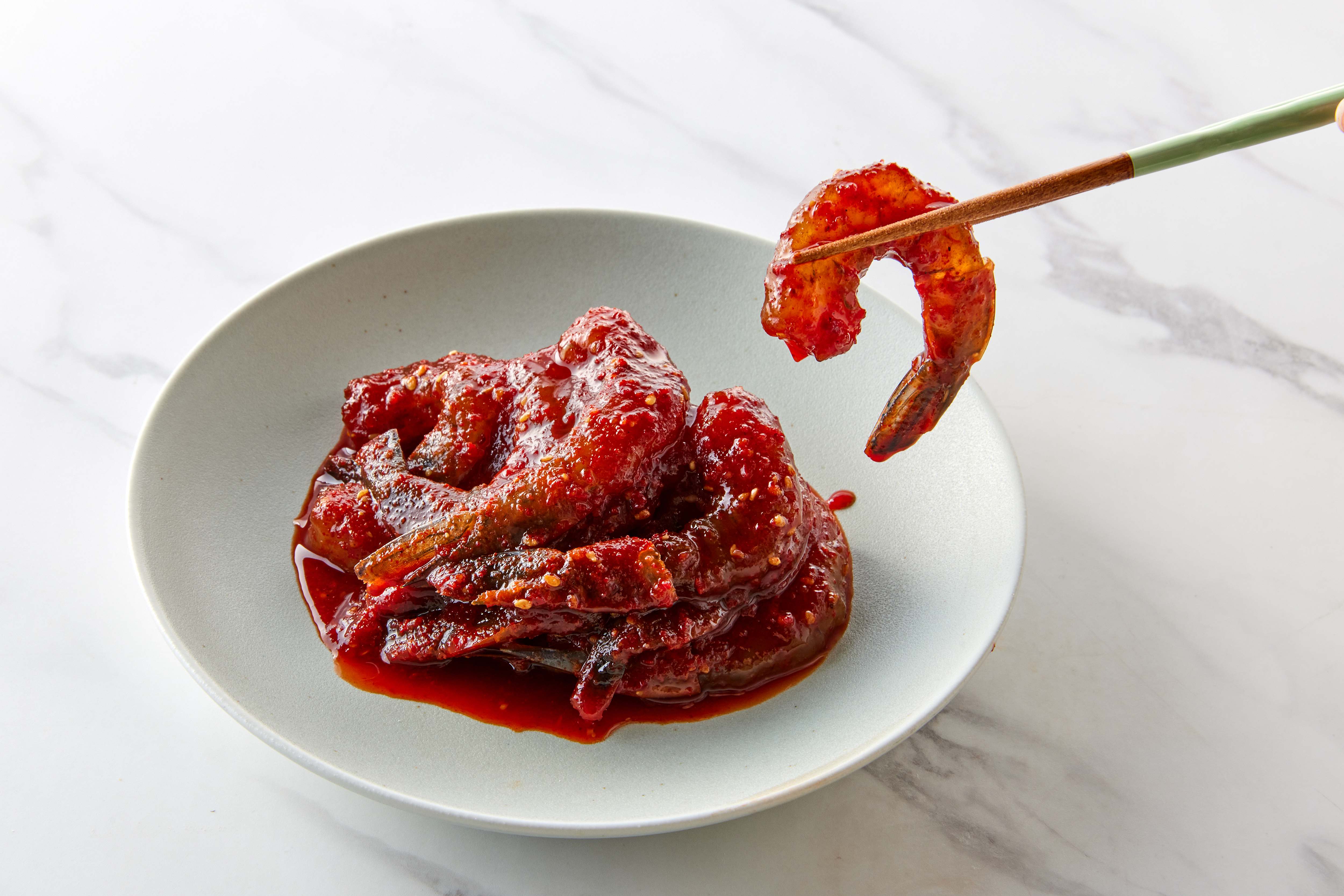 손질 양념 깐새우장(800g)