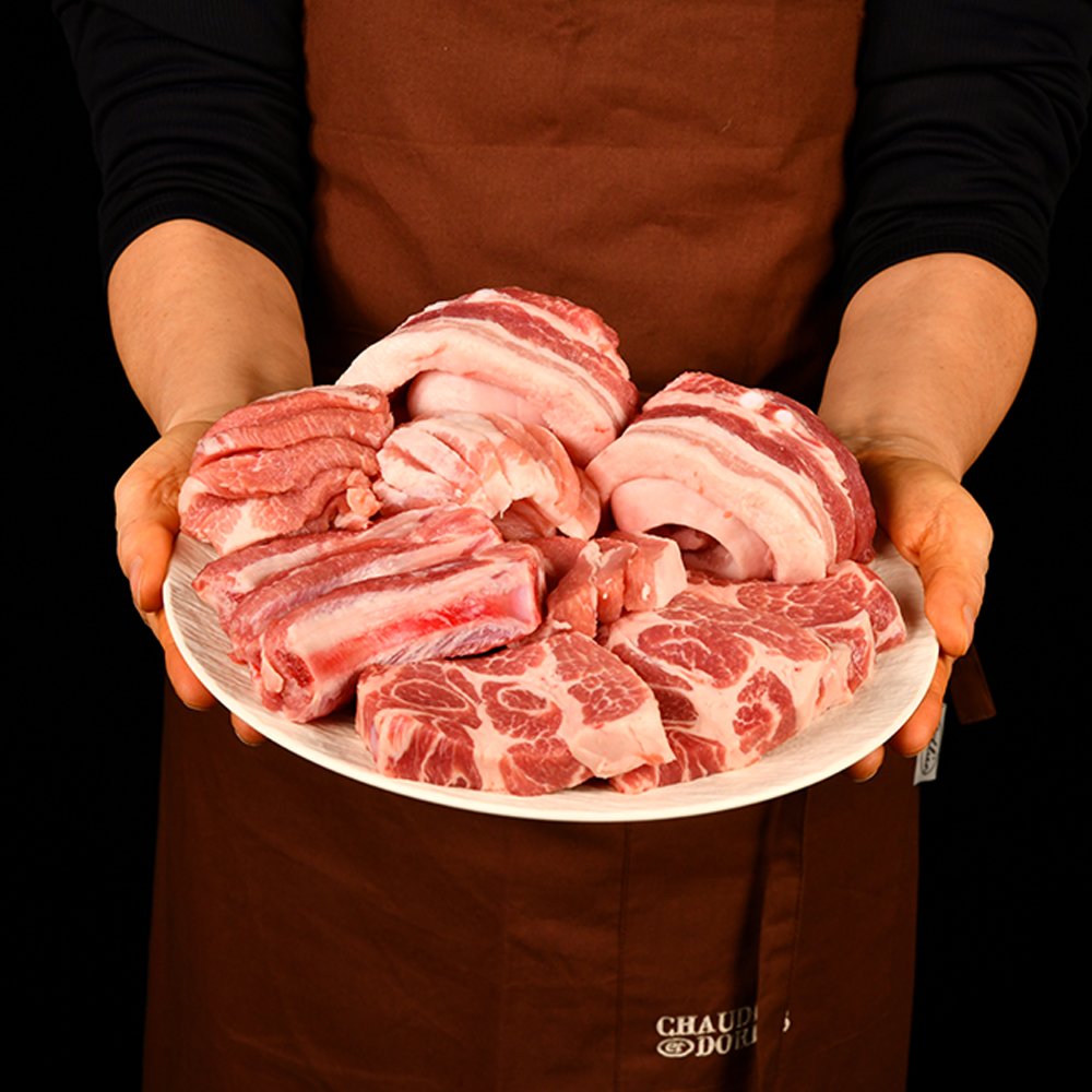 무항생제 한돈 삼겹살 올리브오일 시즈닝 기본 구이용(600g)
